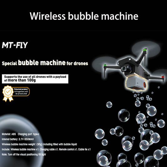 Wireless bubble machine, bubble machine toys, wireless toys, bubble liquid